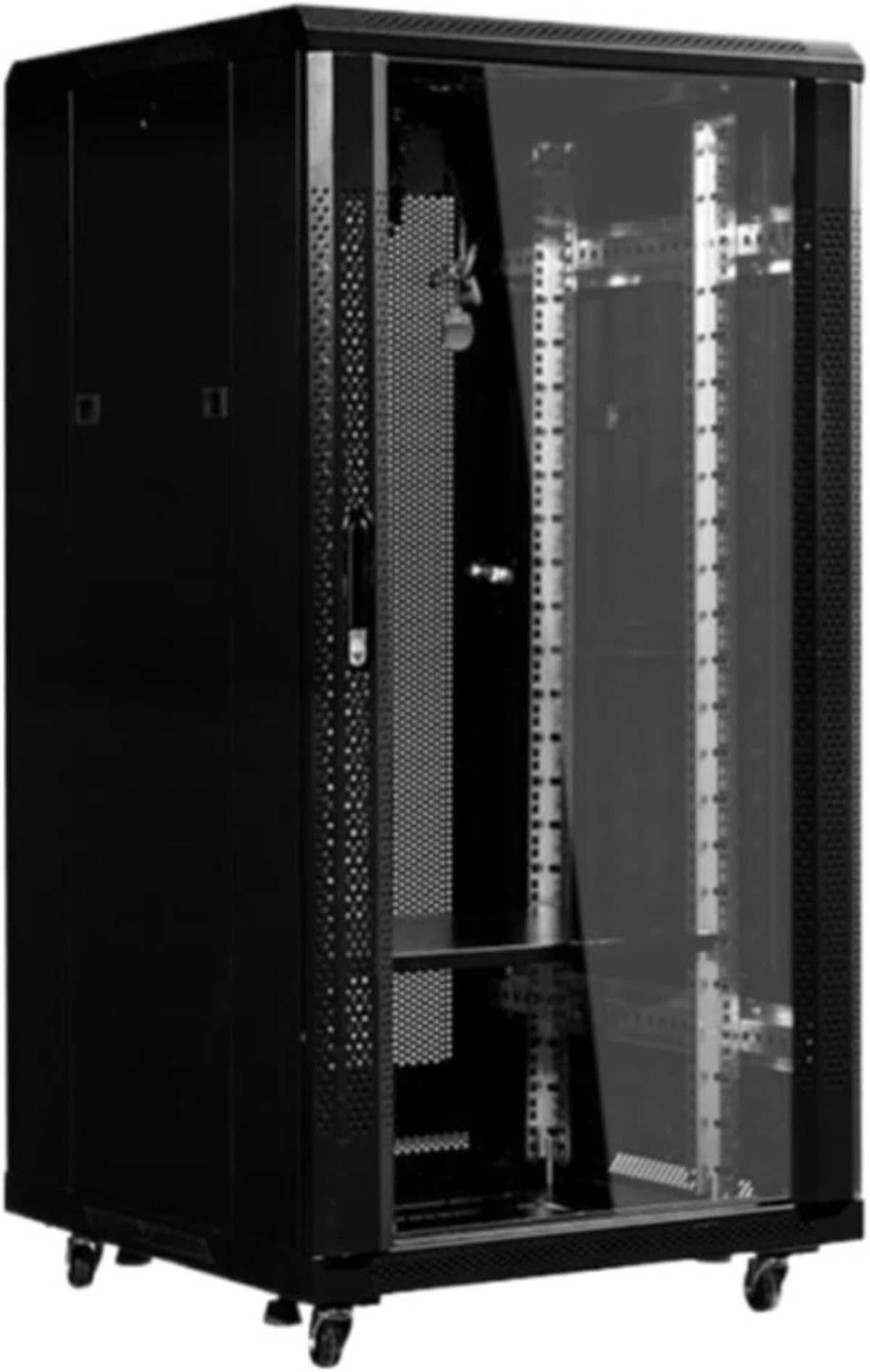 Amazon | 【ネットワークラック 鍵付き】イーサプライ 機器収納ラック