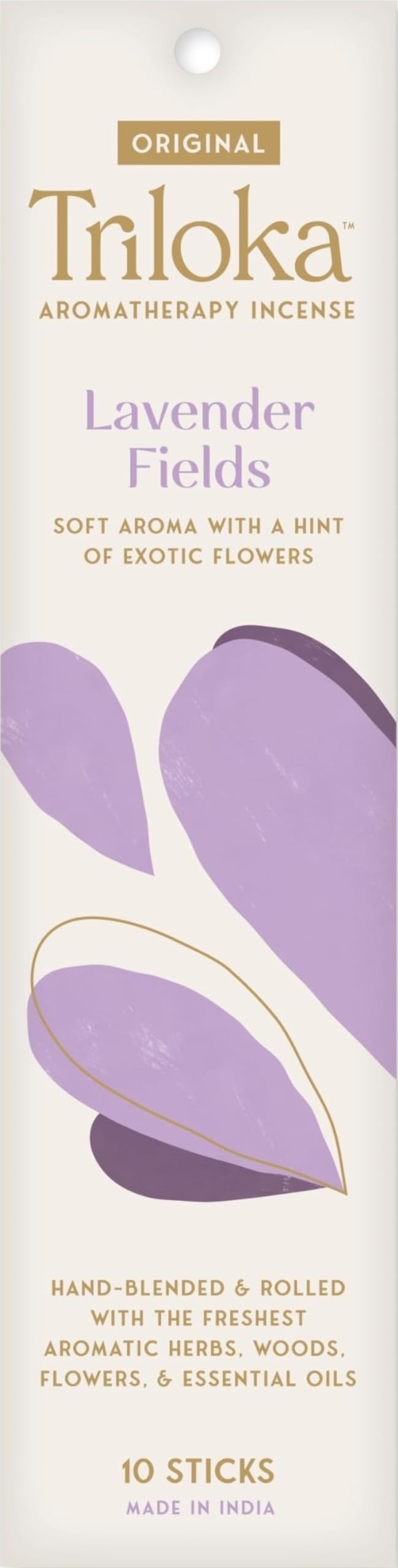 Triloka - Campos herbarios originales de la lavanda del incienso - 10 palos