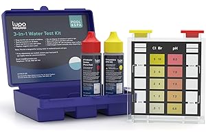 3-in-1 Water Test Kit for Pools & Spas: Easy Chlorine, pH & Bromine Tester!