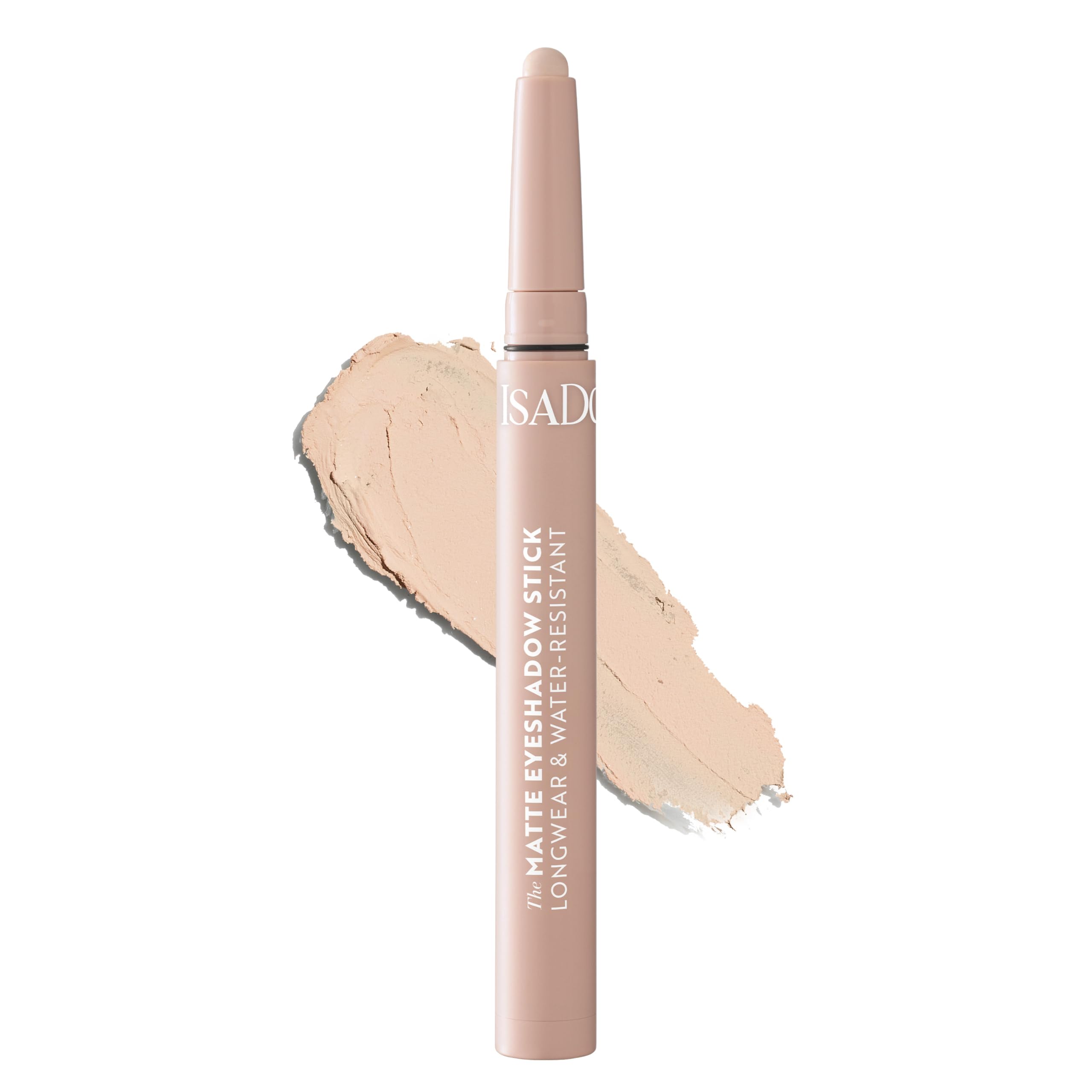 Isadora - Matita Ombretto, Matita Per Gli Occhi Tutto In Uno, Utilizzabile Come Ombretto O Eyeliner, Waterproof, Vegana, Alternativa Alla Palette Di Ombretti In Crema, 60, Beige (Bare Beige)-image