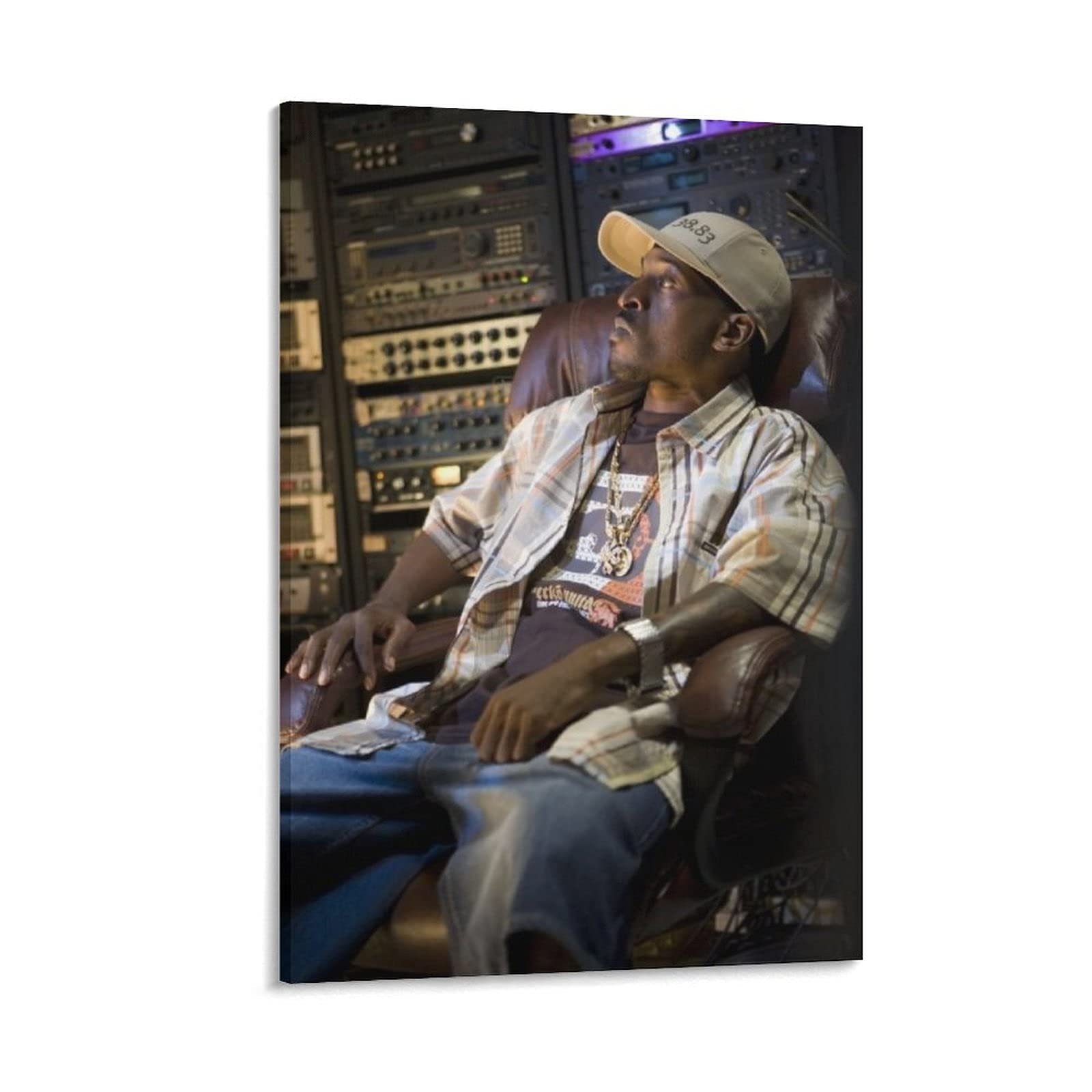 WEIYUE Rakim Poster Classic Hip Hop High Street Handsome (3) Wall Art Poster Gifts Bedroom Prints Home Decor Hanging Picture Canvas Painting Posters 16×24inch(40×60cm)