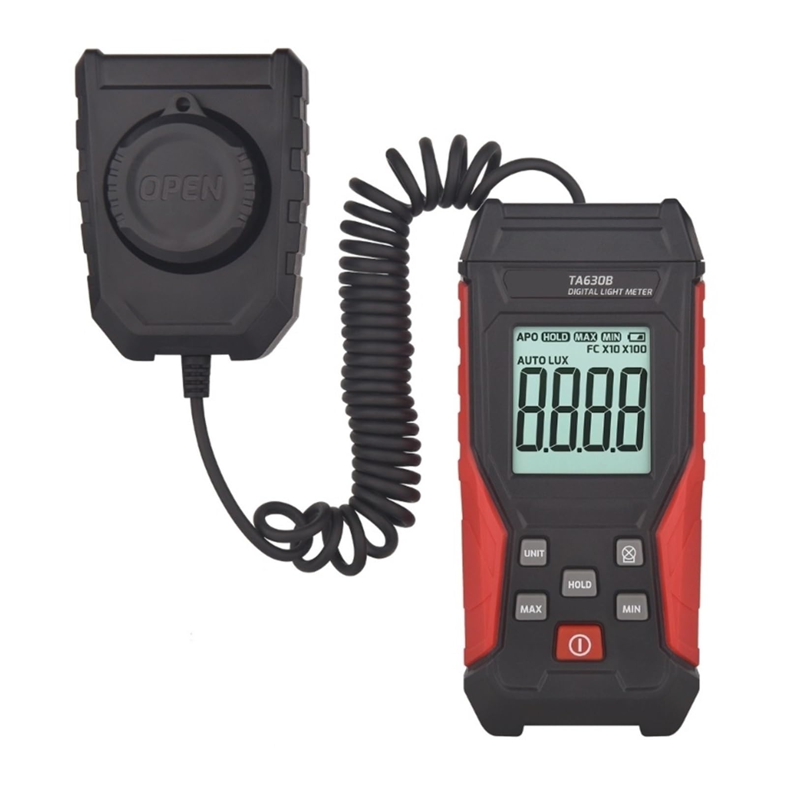 Gqnblvhzupdm Ta630b Uvb Meter Lighting Engineering Digital Luxometer Professional Handheld Light Meter High Accuracy Luxmeter Illuminometer Photometer(Ta630b)