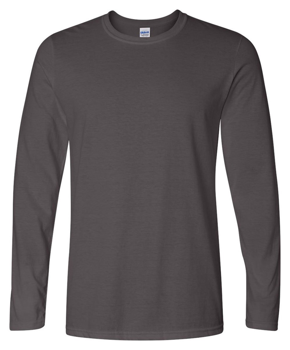 Gildan Men's Long Sleeve T-Shirt - Charcoal - XL