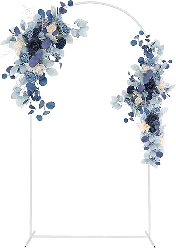 Miniatura 1 de Soporte de arco dorado, telón de fondo de arco de metal, arcos de boda de 5.9 pies para ceremonia, soporte de arco para mesa de boda, fiesta de