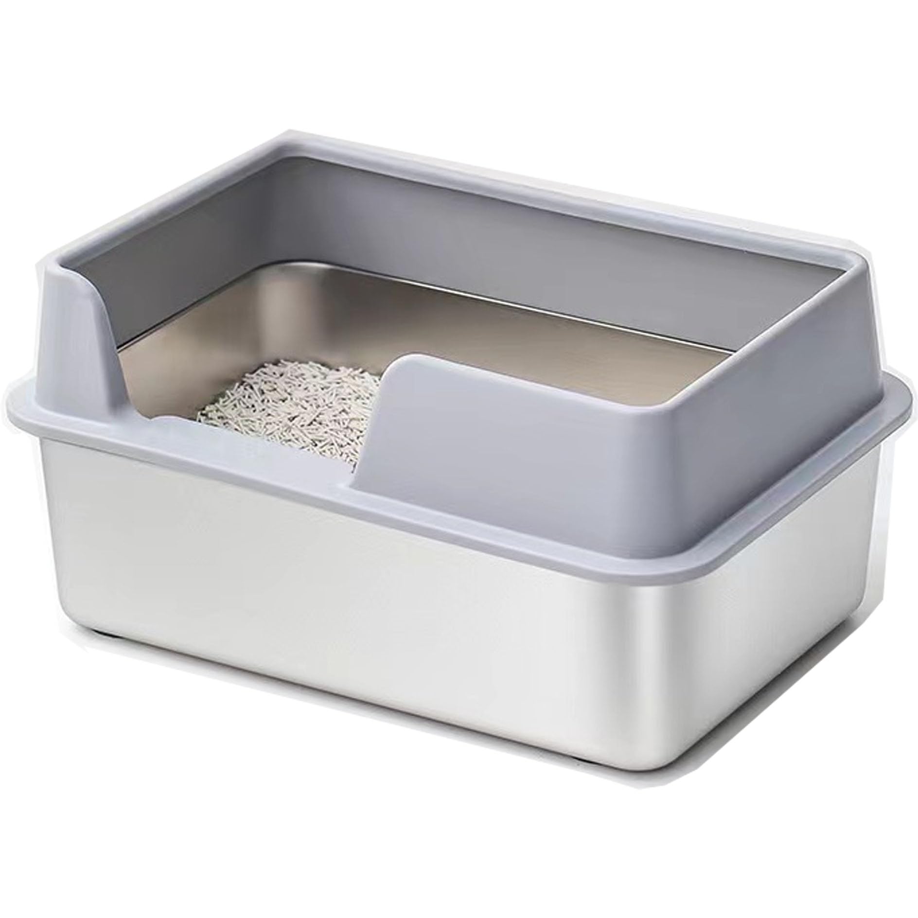 Amazon.com: KUNWU Stainless Steel Cat Litter Box 20