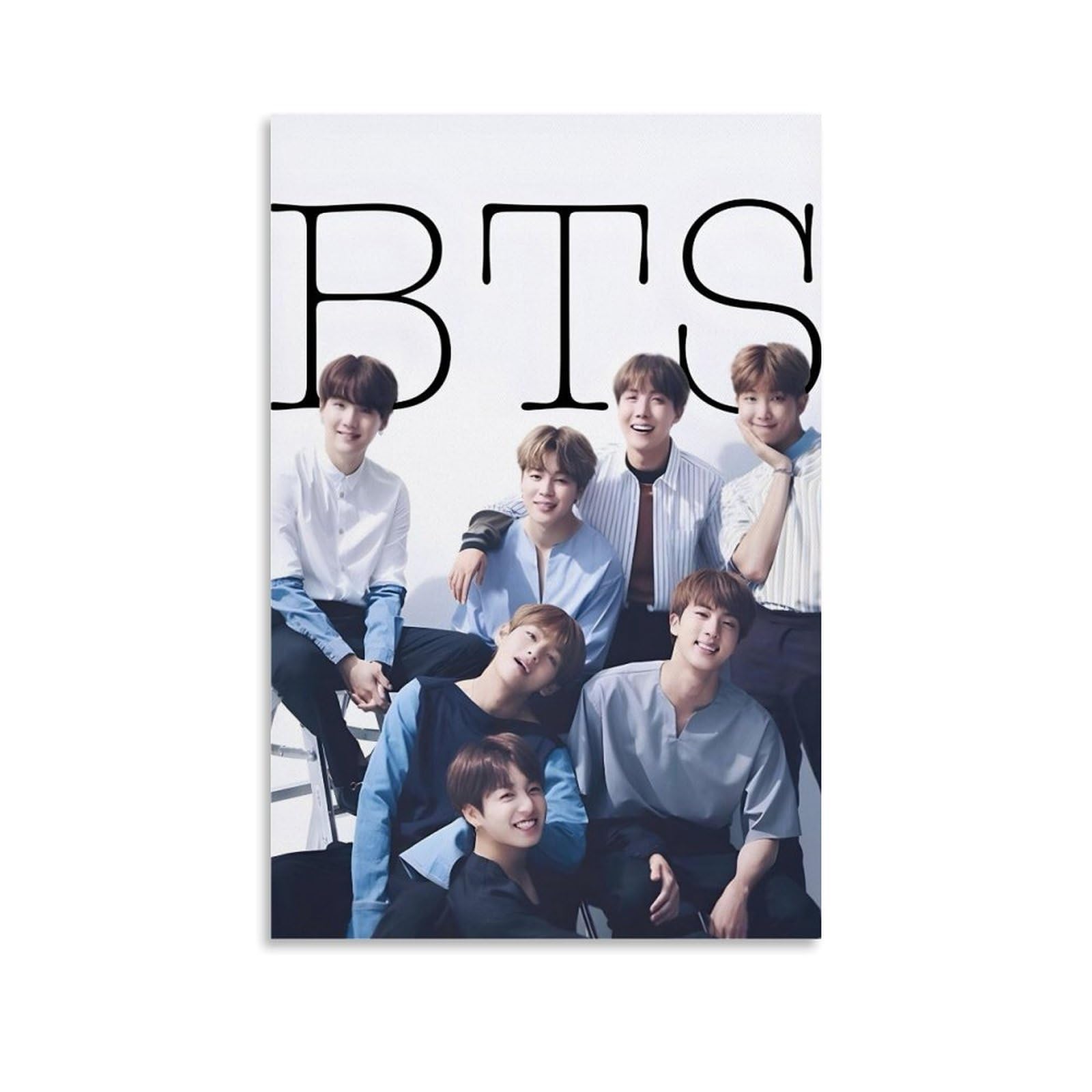 BTS Poster Wall Art Office Bedroom Living Room Decorated Canvas