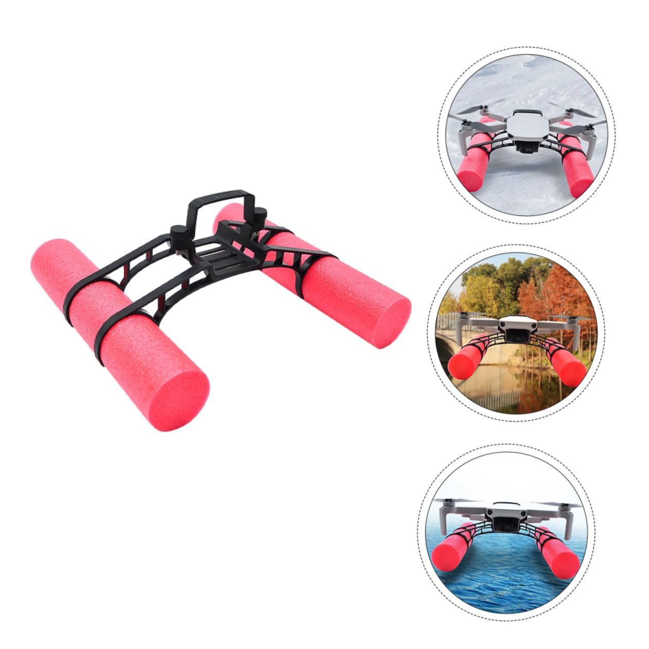 TOYANDONA 3pezzi Estensore Galleggiante per Droni Mini Accessorio per Atterraggio Design Facile da Montare Resistente all Usura e Compressione Compatibile con Superfici Acquatiche Calmanti