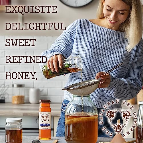 Savannah Bee Company Honey - Pure, Natural, Organic Raw Honey (12.00 Ounce (Pack of 1), Lavender)