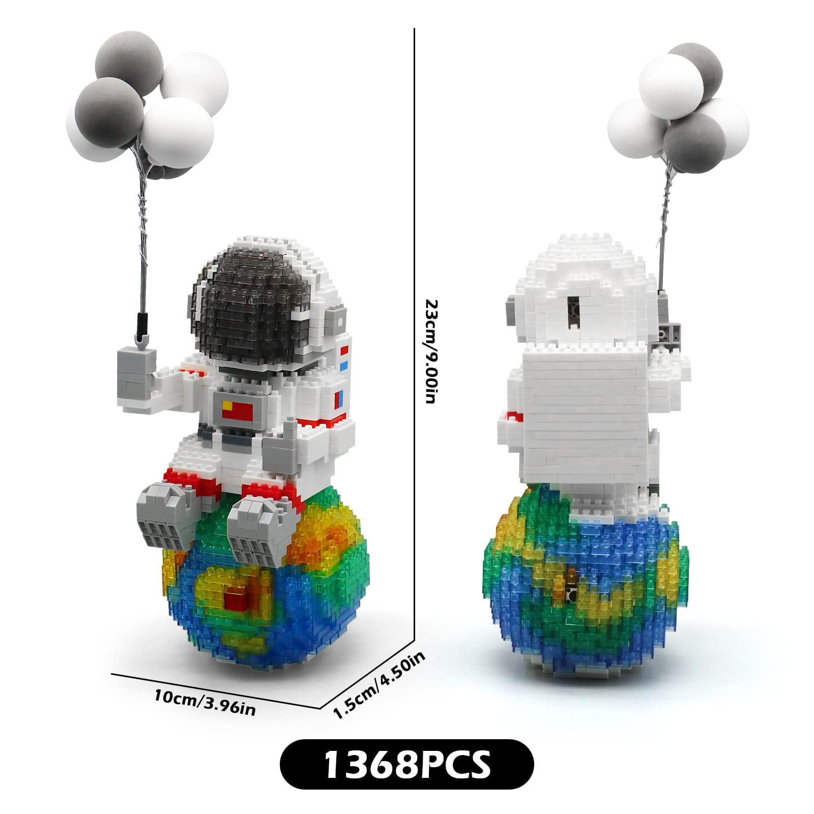 Astronaut Mini Bricks Miniature Building Set - Image 2