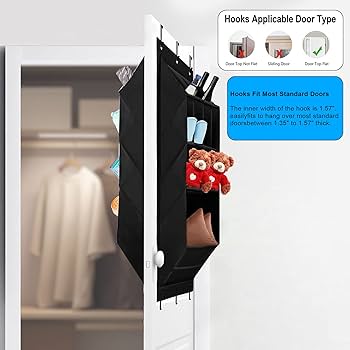 【 ウォールポケット 壁掛け 収納 ラック 】 Amazon｜壁掛け 収納 4段11ポケット3フック大容量ウォール