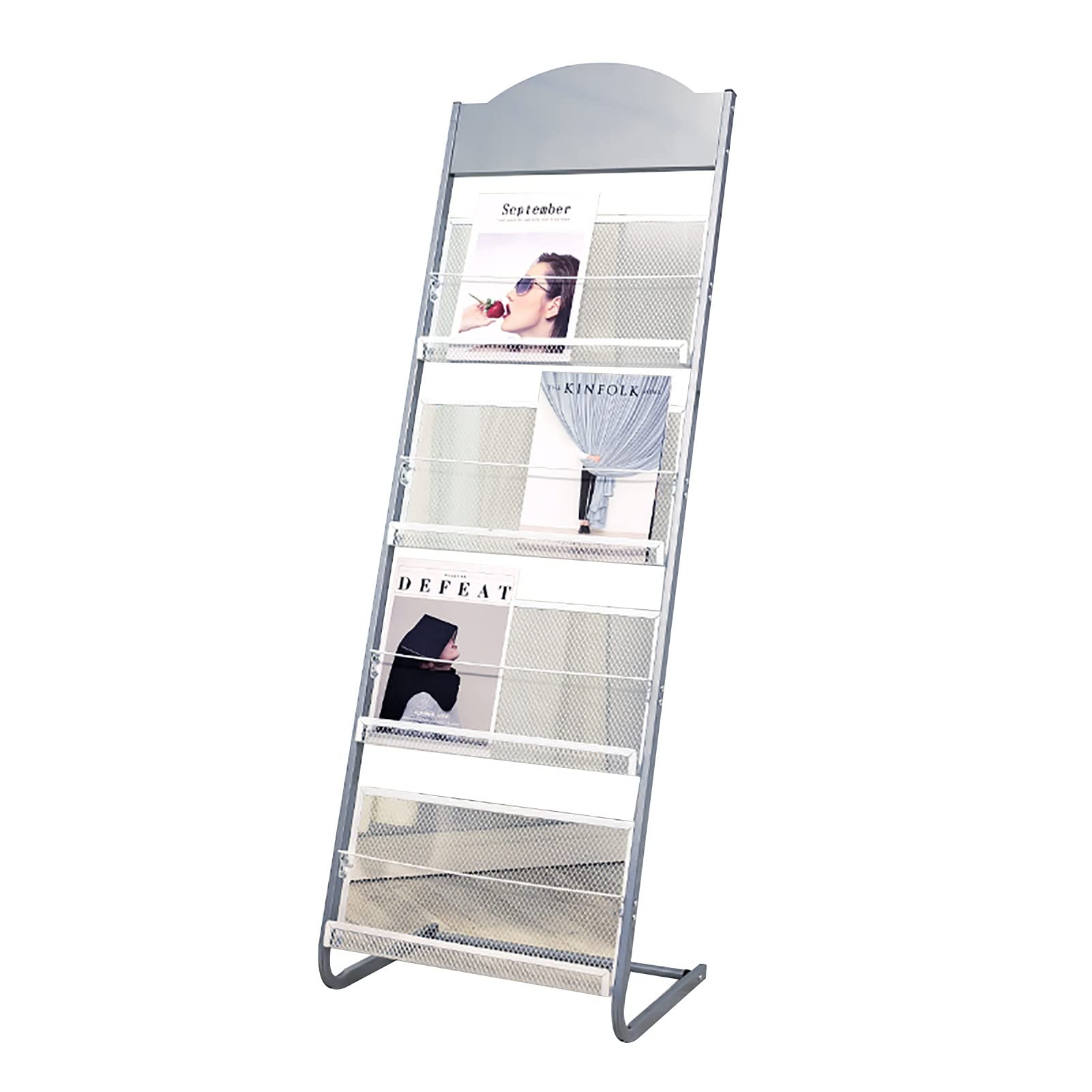 Amazon.co.jp: マガジンラック シルバーマガジンホルダー4