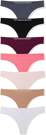 Victorias Secret Womens Seamless Thong Panties, Underwear Pack