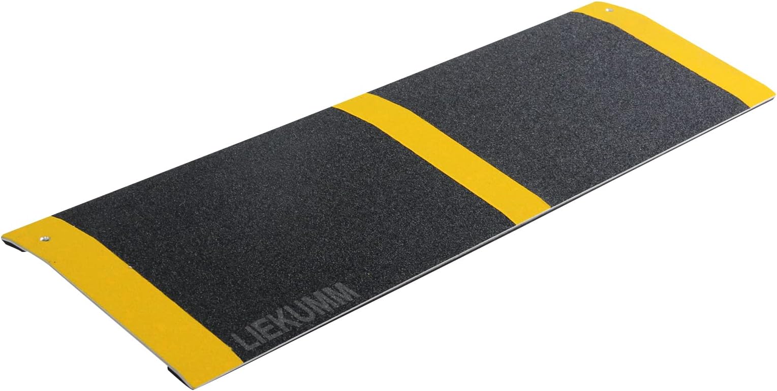 Rampa Per Marciapiede In Gomma Bepco - 100x25x4 Cm, Nero, Per Soglie Porte E Carico - Foto 13