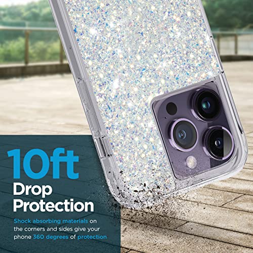 Coque iPhone 14 Pro Case-Mate Twinkle Stardust à paillettes