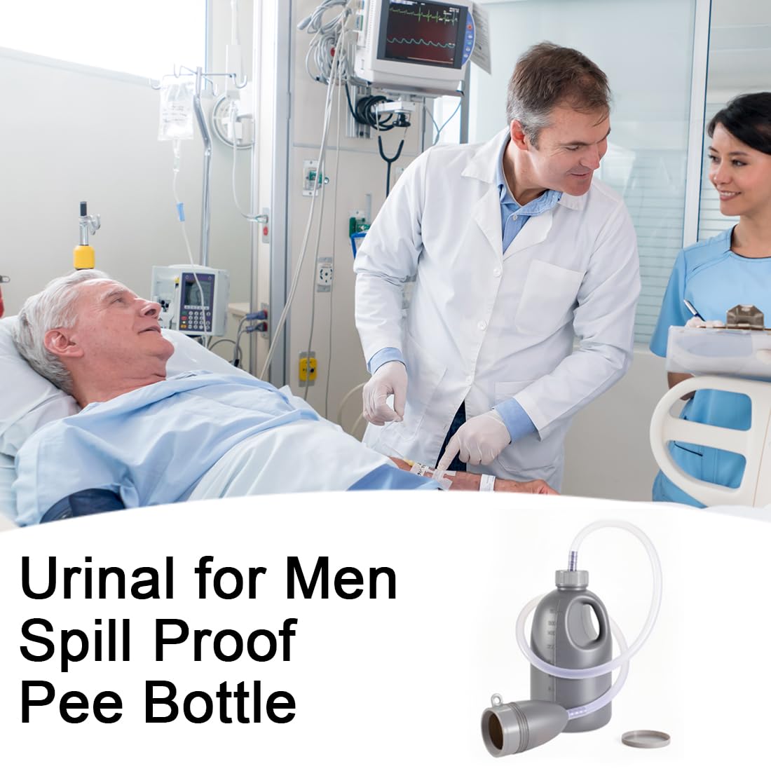 Portable Male Urinal - Spill Proof & Leak-Free -6 Portable Male Urinal - Spill Proof & Leak-Free -6