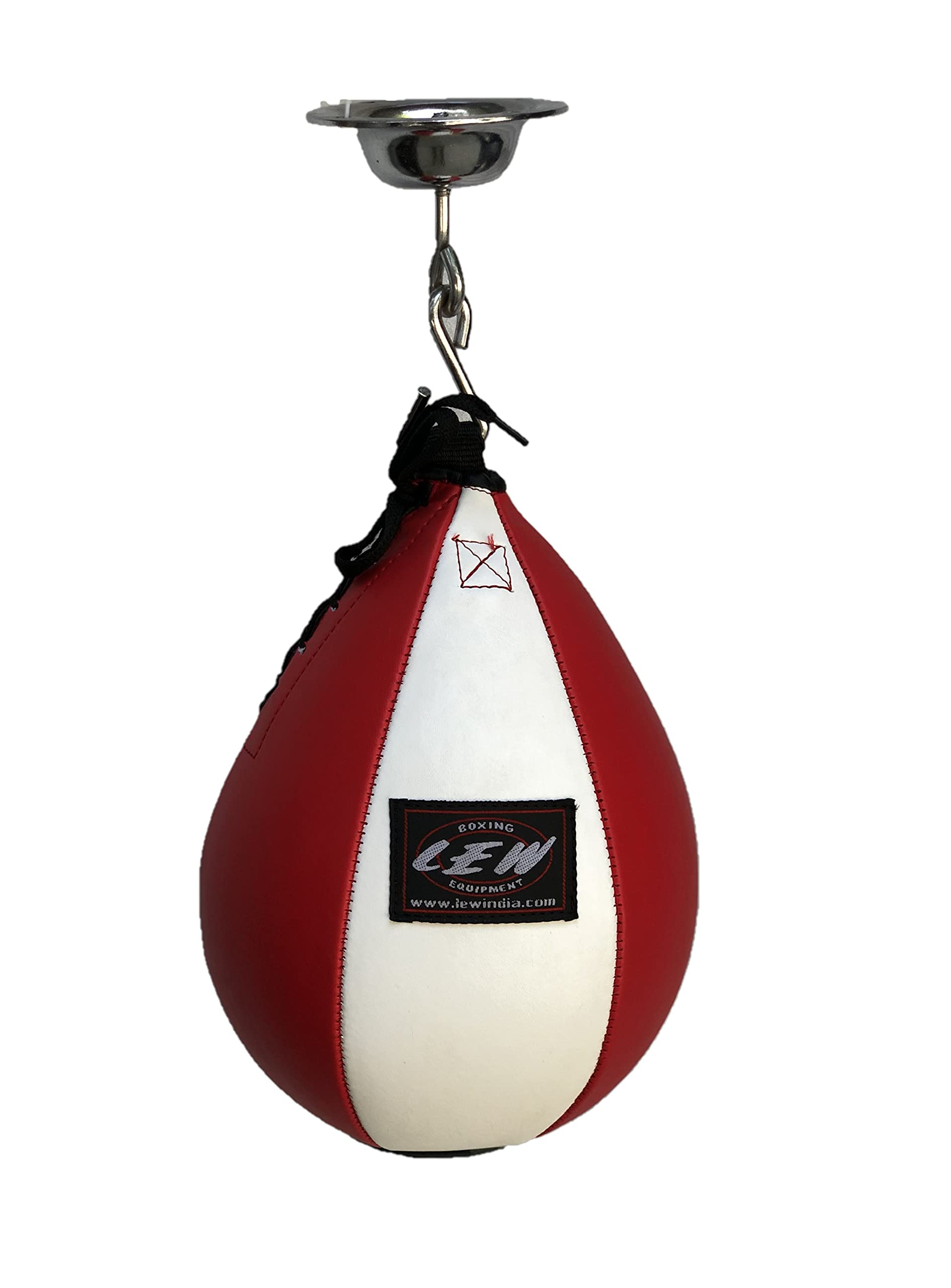 LEW White/Red Durahide Leather Speed Bag with Swivel (B091YZFFBW) Amazon Price History, Amazon Price Tracker