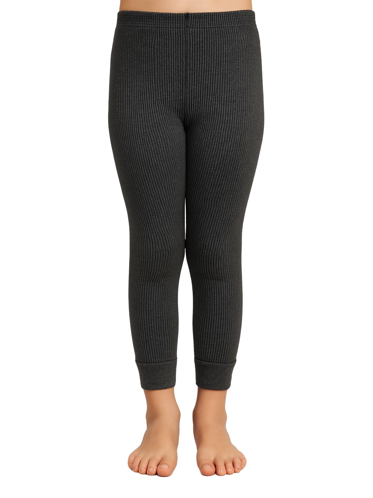 Lux Cozi HEATEK Girl's Black Melange Thermal Trouser | Style - 555| Pack of 1-image-23