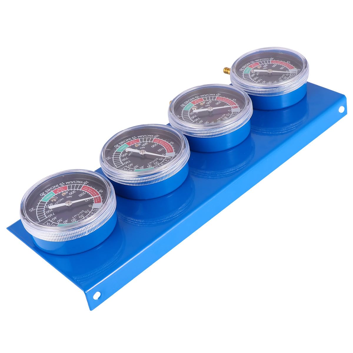 VALICLUD Manomètre à Vide pour 4 Cylindres, Équilibreur de Synchroniseur Précis, Kit D’outils de Mesure de Vide pour Réglage Moteur, Compatible Système D’alimentation Carburant,