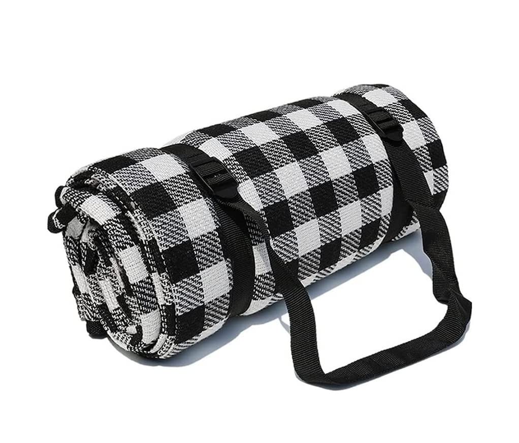 Coperta Da Picnic Impermeabile 152x203 Cm Con Tracolla - Pieghevole, 3 Strati, Per Spiaggia E Parco