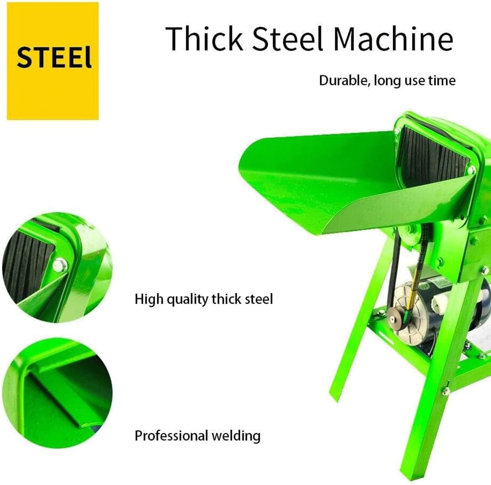 Macchina della trebbiatrice del mais secco, 2800RPM Sheller automatico del mais per le piccole aziende agricole e uso domestico, attrezzatura elettrica di spogliatura del mais