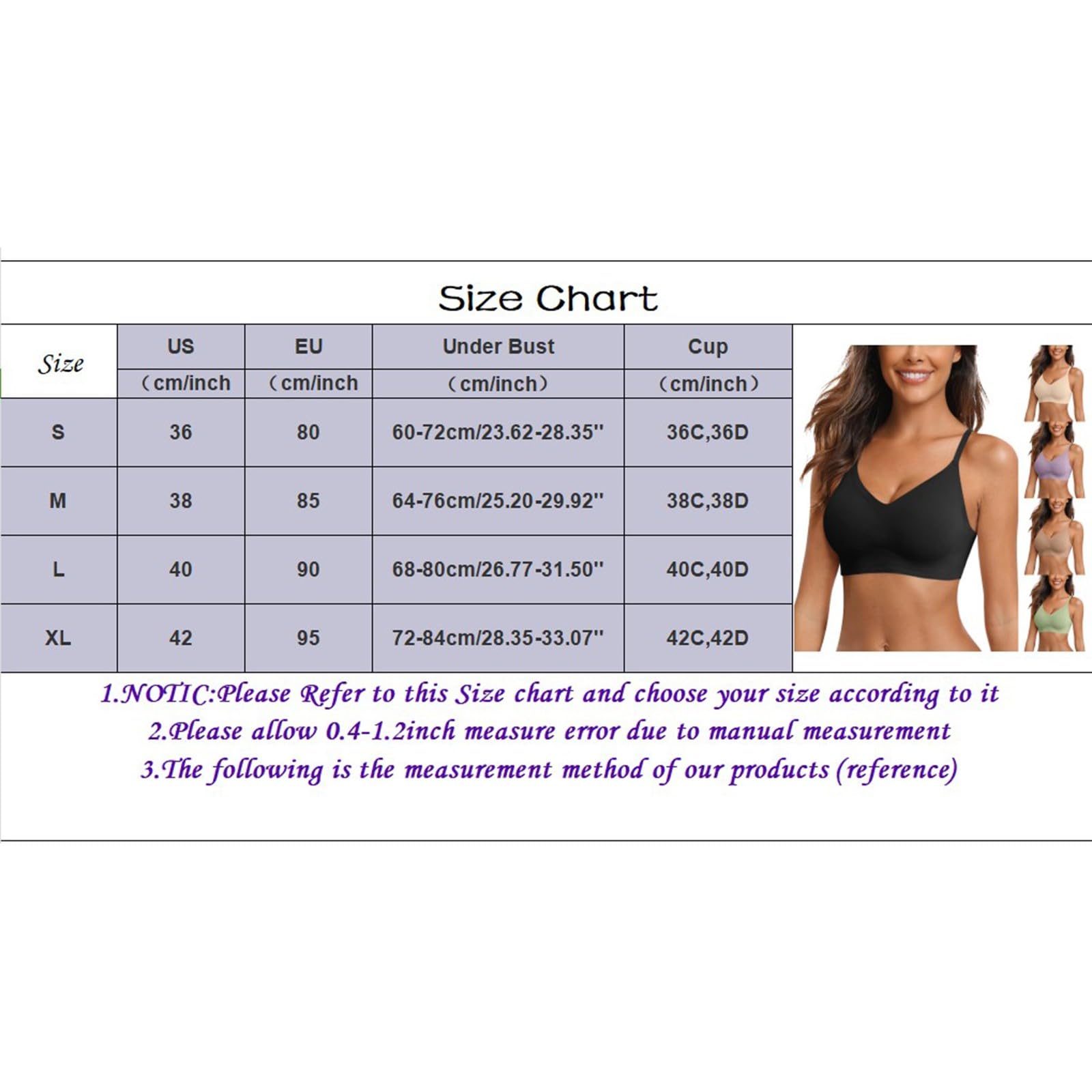 Amaframe Sujetador Sin Aros- Sujetador Sin Espalda Push Up- Transpirable Comodas Tirantes Elásticos Push Up Reductor Ejercicio Sostenes Espalda En T Diseño Cómodas Frescos Alto Impacto Deportes Bra