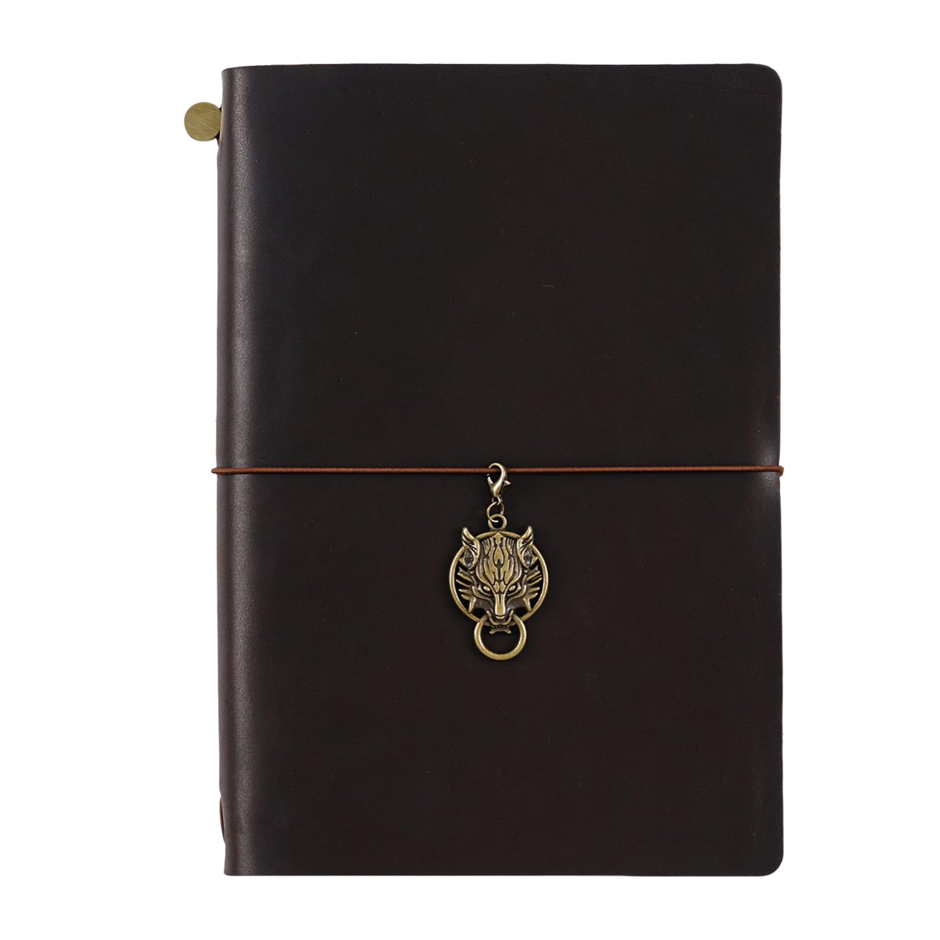 AIGUONIU Genuine Leather TN Travel Notebook Protective Cover Journal Sketchbook Planner Agenda Diary Personal Organizers Noteboo (Coffee A5)