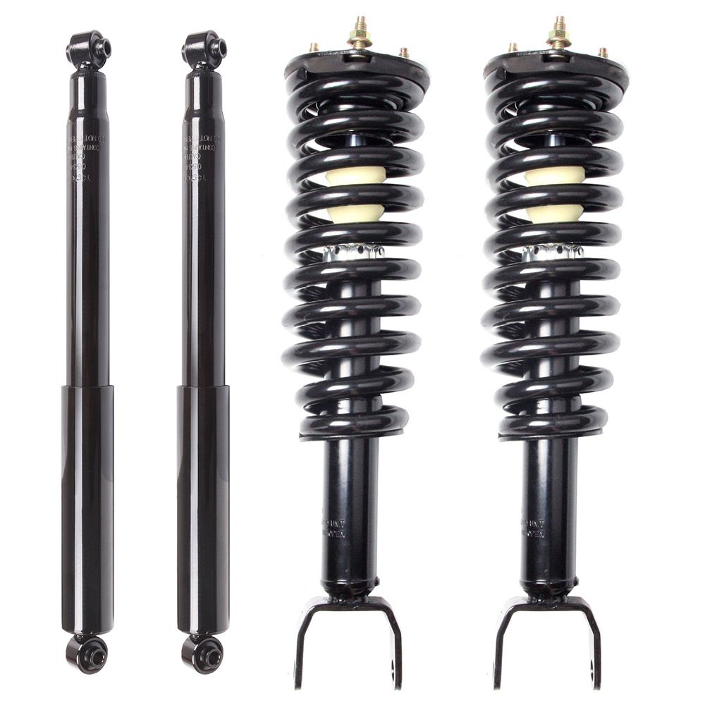 Front and Rear Struts Assembly for Raider 2006-2009 4-Pack