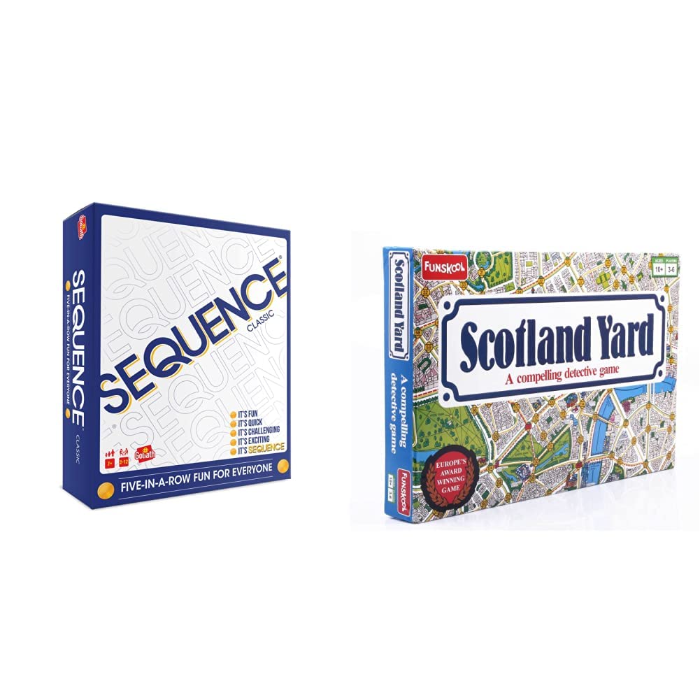 See full amazon price history chart for Funskool Games - The Original Sequence & Funskool Games - Scotland Yard, Kids Funskool Games - The Original Sequence & Funskool Games - Scotland Yard, Kids (B0BMV3DWM3) Amazon Price History, Amazon Price Tracker