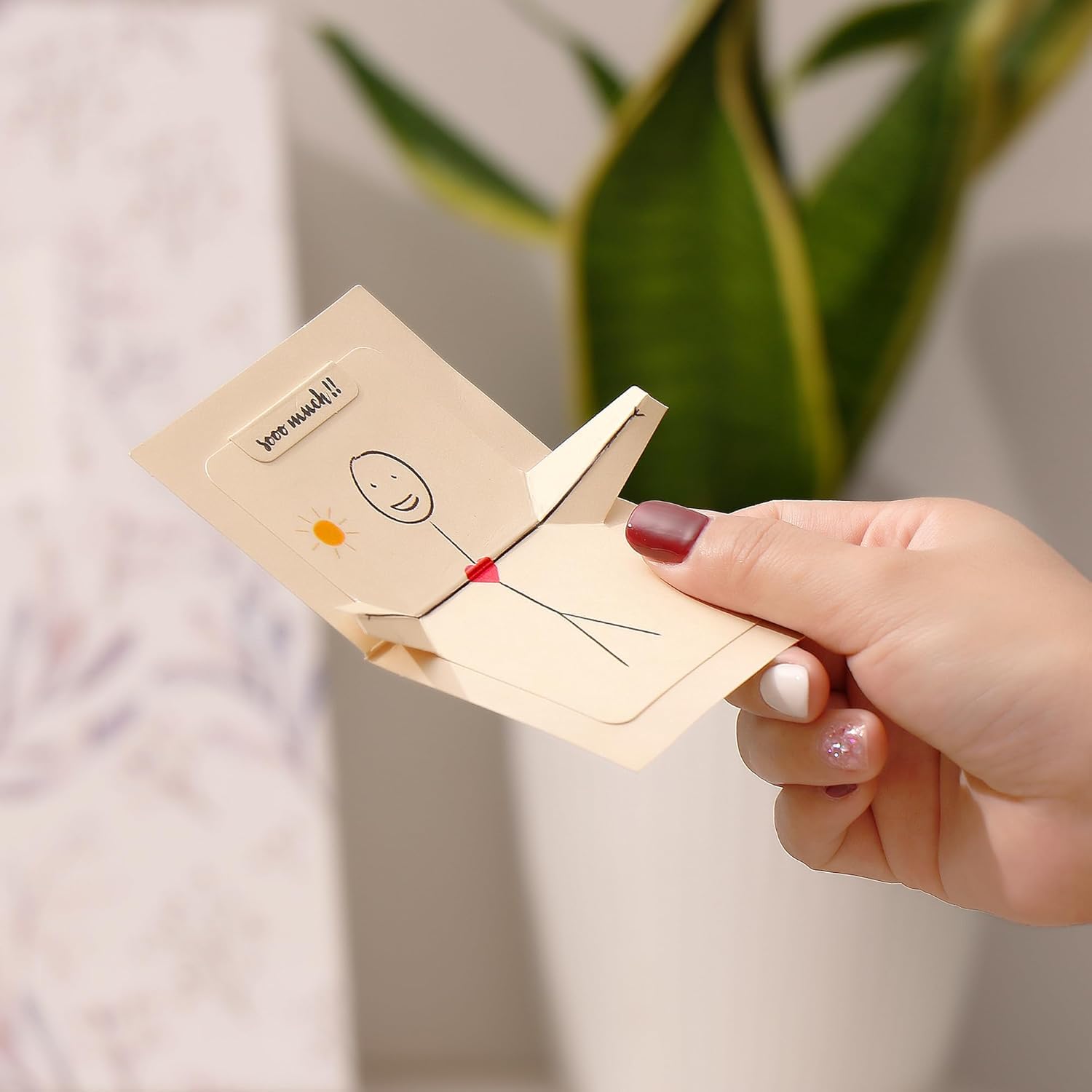 Romantic Gifts for Him-Cute I Love You Sooo Much Pop Up Card-Anniversary Cards for Couple-Wedding,Valentine's Day Gifts for Wife,Husband-Adorable Keepsake Boyfriend,Girlfriend Gift