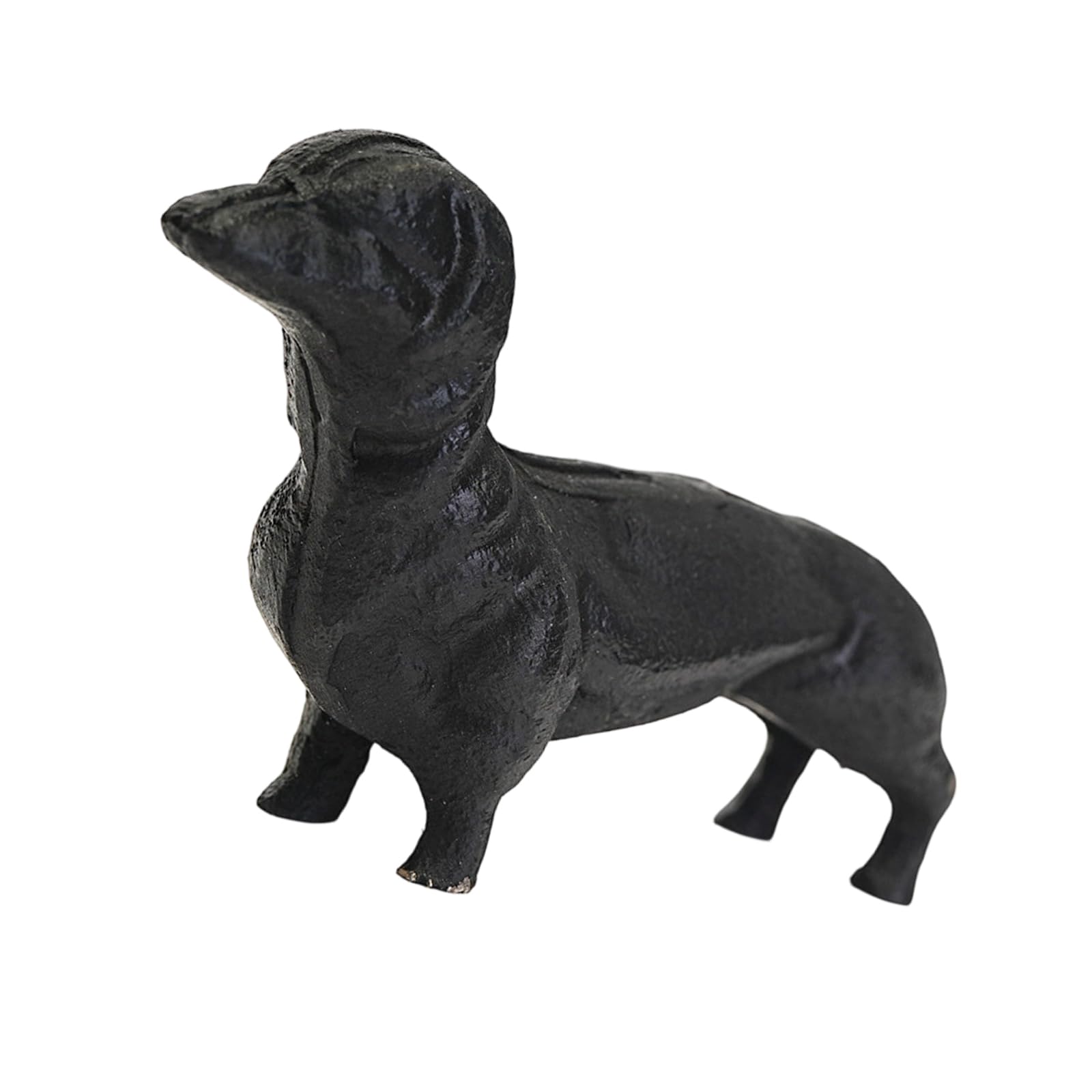 Shunzhong A Iron Rt Nimal Figurines Table Ornaments For Home Decors Dachshund Figurines Iron Dog Sculpture Gift Collectible