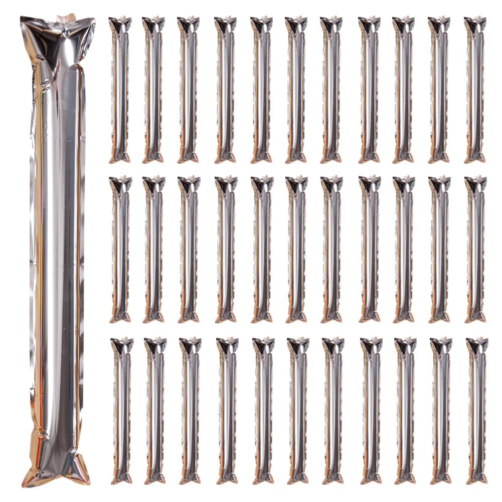 Lovecheer 50PCS Thunder Sticks Thicken Cheering Sticks Plastic Inflatable Noise Makers for Sports Team Spirit Party