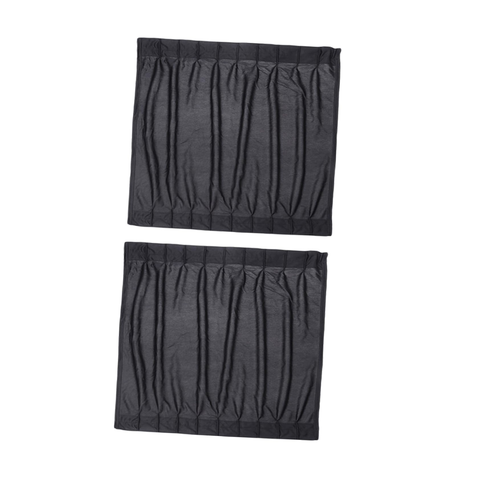 Cortinas Laterales de Coche Opacas 2 Piezas, Negro
