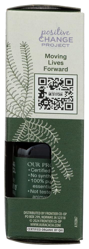 Aceite Esencial Orgánico de Romero Verbenona Aura Cacia 0.25 Fl Oz miniatura 4