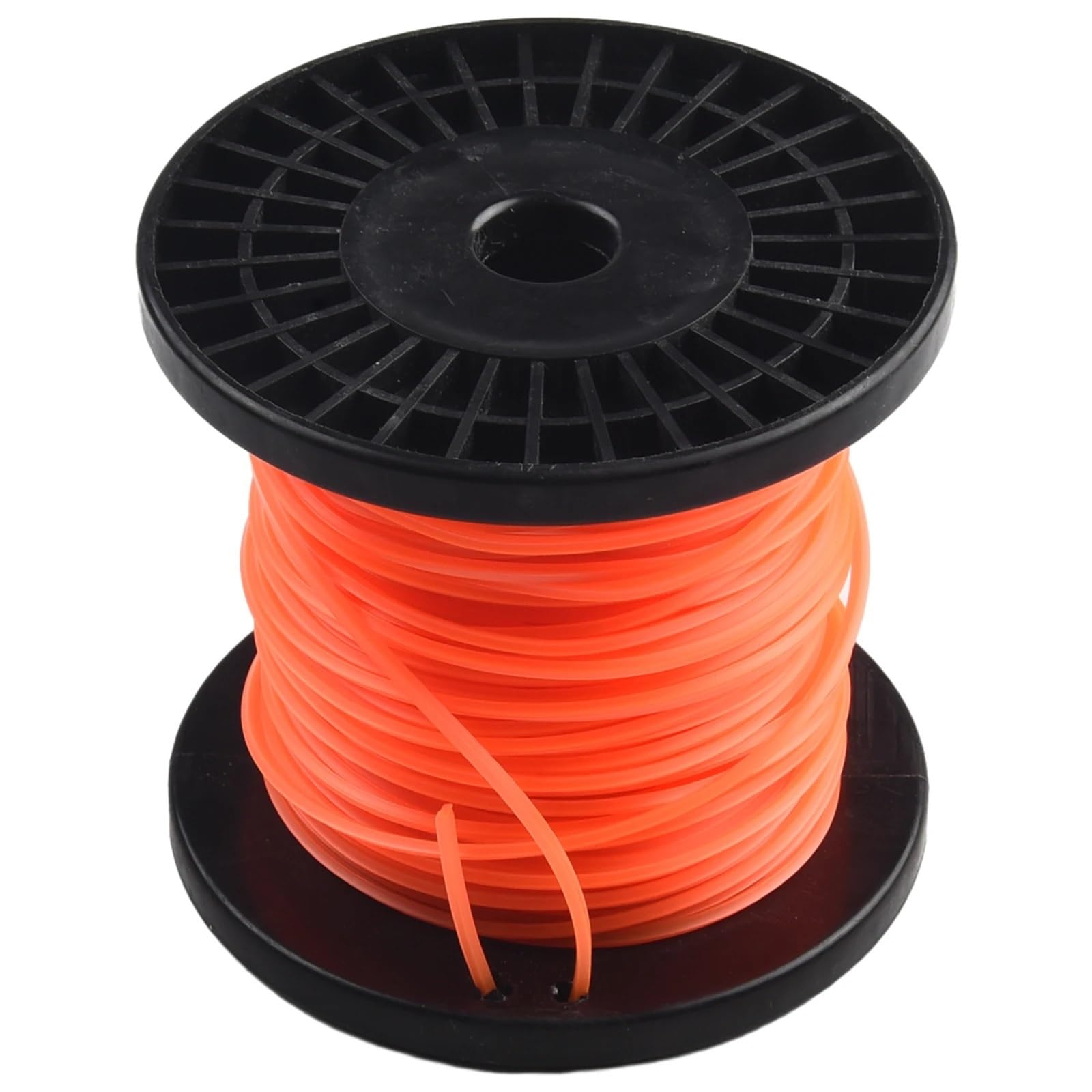 Filo Decespugliatore 30 m/50 m 1 Bobina Arancione Rotondo Decespugliatore Strimmer Trimmer Linea Cavo di Filo 2.4mm for Tosaerba in Nylon Linea Parti di Ricambio(Color-B)