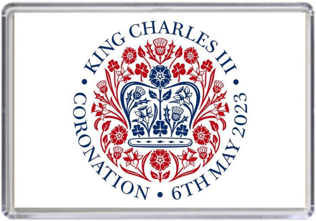 KING CHARLES III OFFICIAL CORONATION EMBLEM Fridge (Standard