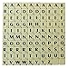 Price comparison product image New Plastic Tiles Letters Ivory - 100 Set of Game Pieces Art & Craft Vintage
