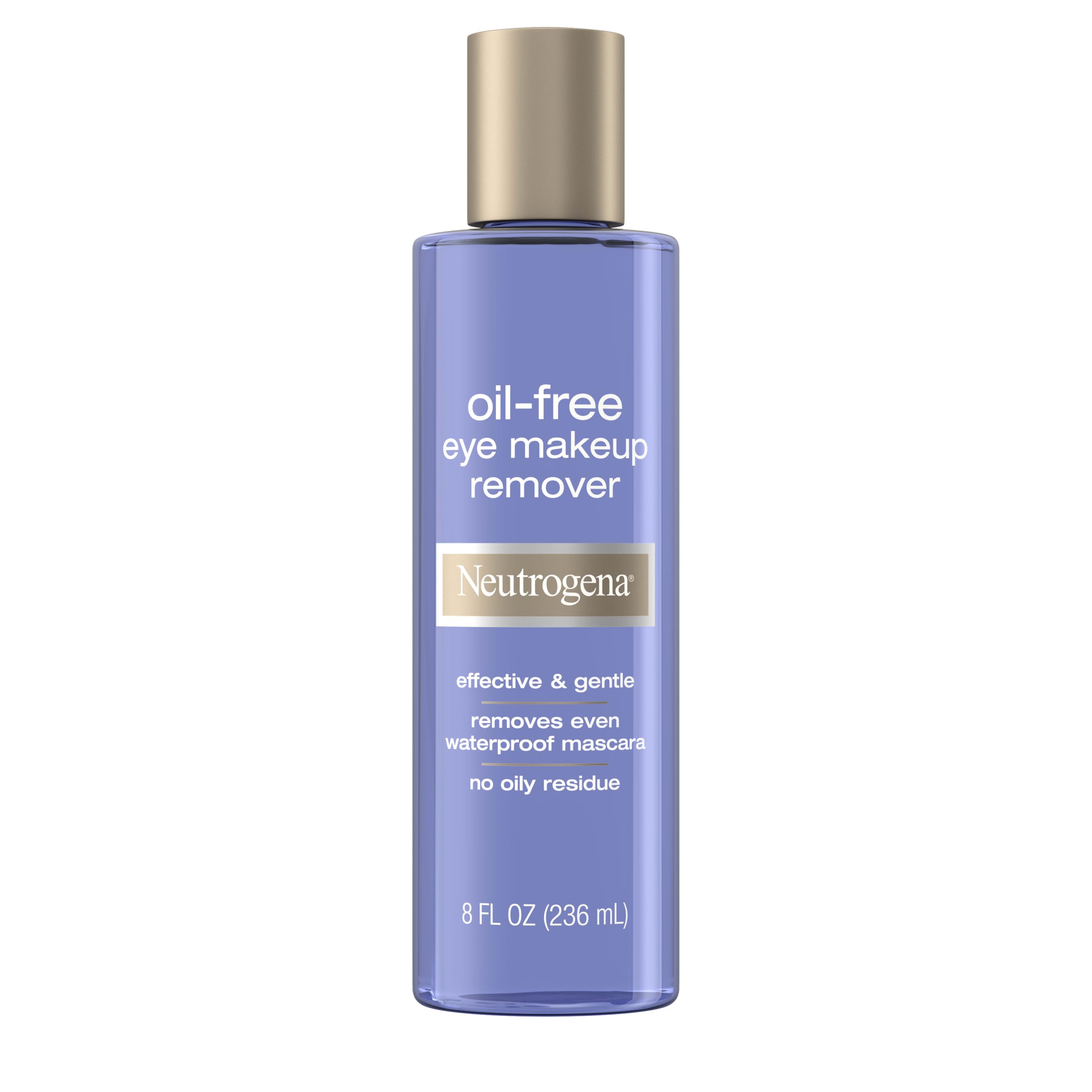 Neutrogena Gentle Oil-Free Eye Makeup Remover & Cleanser for Sensitive Eyes, Non-Greasy Makeup Remover, Removes Waterproof Mascara, Dermatologist & Ophthalmologist Tested, 8.0 fl. oz.-image-39
