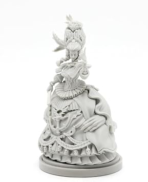 30mm Resin Figure Model Kits GK King-dom Death White Speaker Nico Unassembled and Unpainted kit