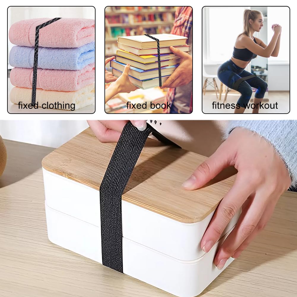 5 Stuks Bento Lunchbox Lunch Bevestigingsband Bento Box Elastische Banden Bento Box Strap
