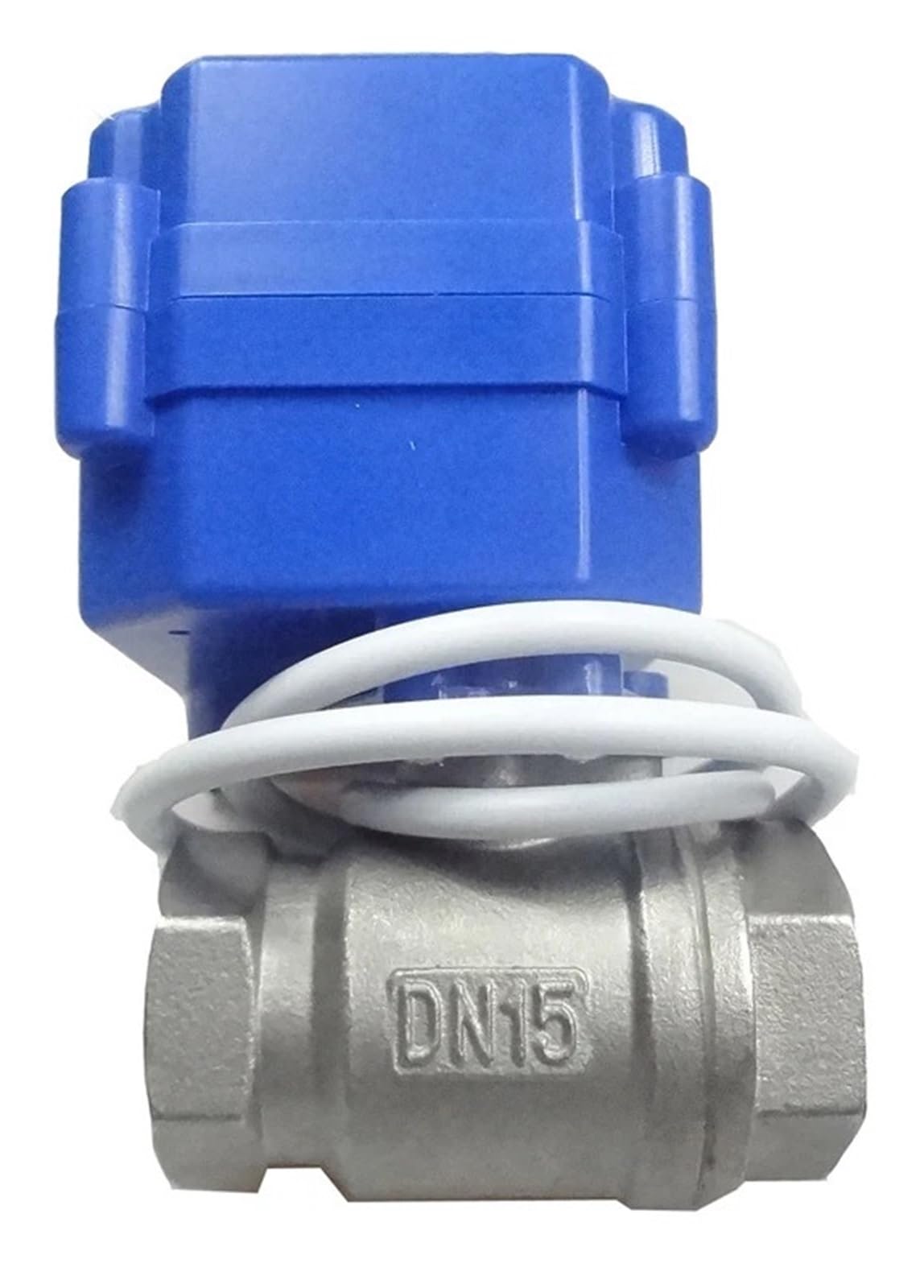 Zawór kulowy z napędem G1/5.1 cm DN15 9-24VDC CR04, stal nierdzewna, zawór elektryczny