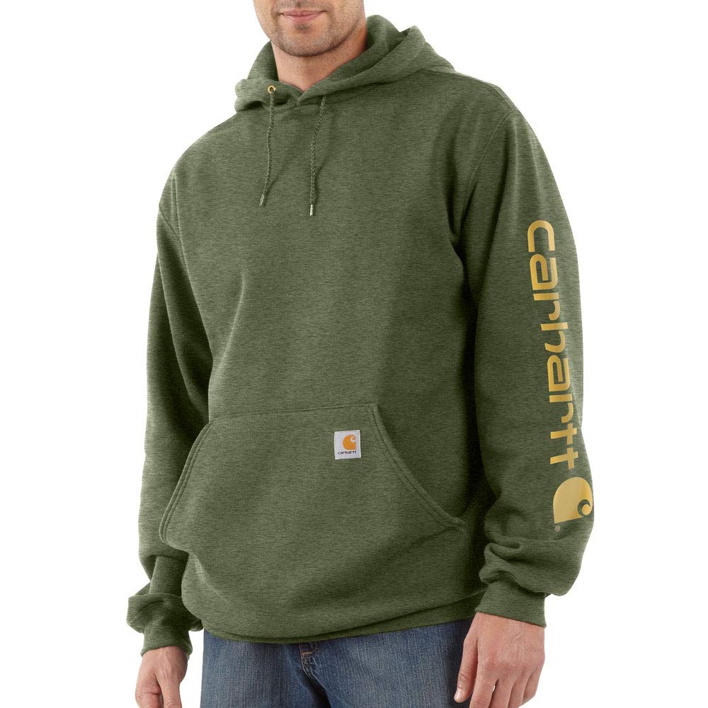 Buy Carhartt Men Midweight Sleeve Logo Hooded Sweatshirt Buy Carhartt Men Midweight Sleeve Logo Hooded Sweatshirt
