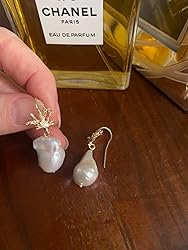 Orecchini Donna LeCalla In Argento 925 Placcato Oro | Con Perle CZ | Design Elegante 12x8 Mm | Gioielli Certificati