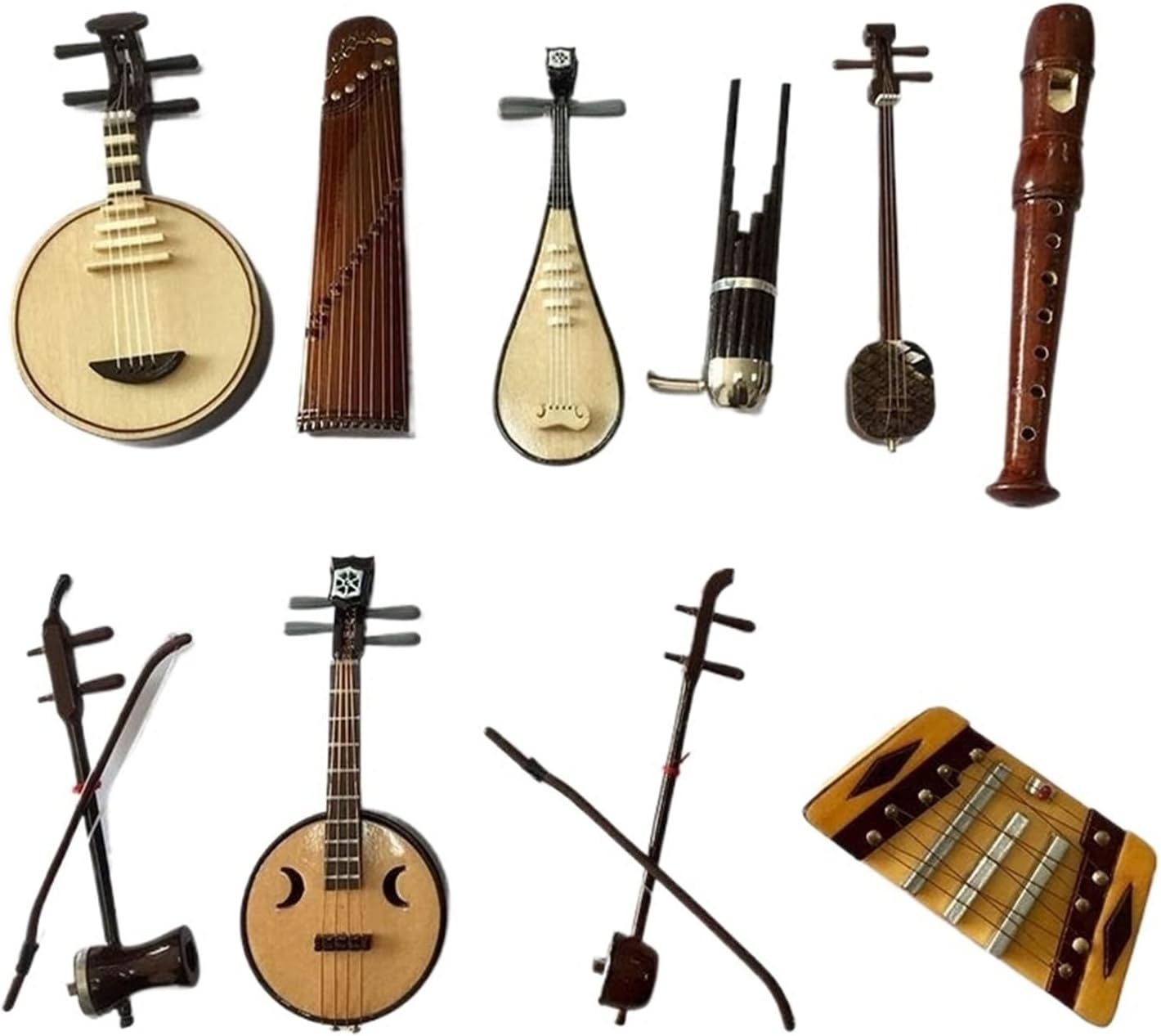 Model ornaments mini musical instrument set