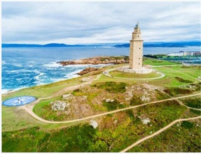 JHEU Rompecabezas de Madera Clásico 1000 Piezas Torre de Hércules para Niños y Adultos
