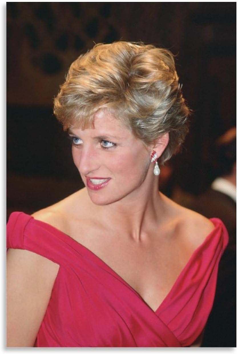 Princess Diana Poster Canvas Art Poster And Wall Art Picture Print Modern Family Bedroom Decor Posters 12x18inch(30x45cm)