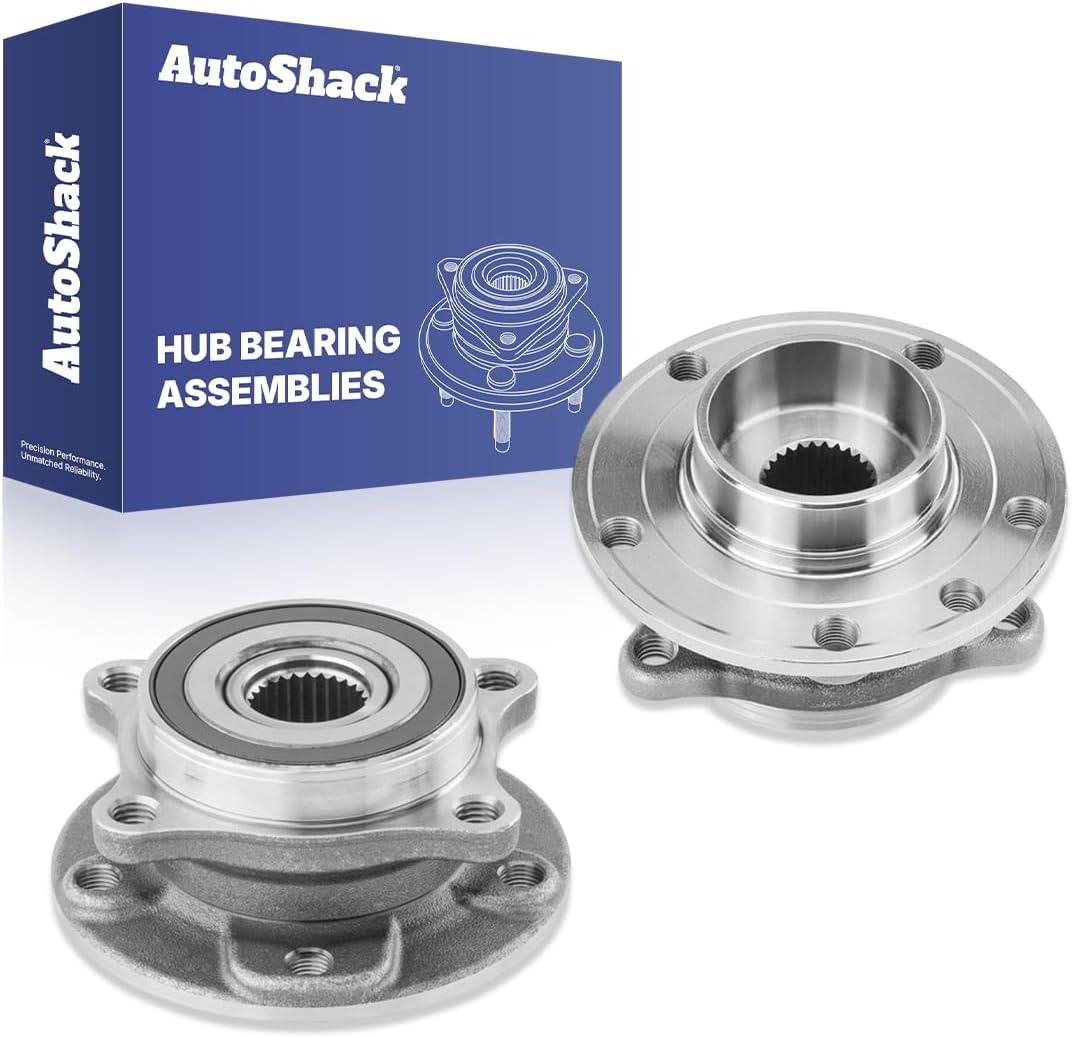 AutoShack Front Wheel Hub Bearing Assemblies Left & Right with ABS Replacement for 2013-2016 Dodge Dart 2015-2017 Chrysler 200 2-PC Set