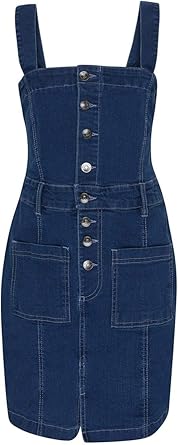 denim button down dress