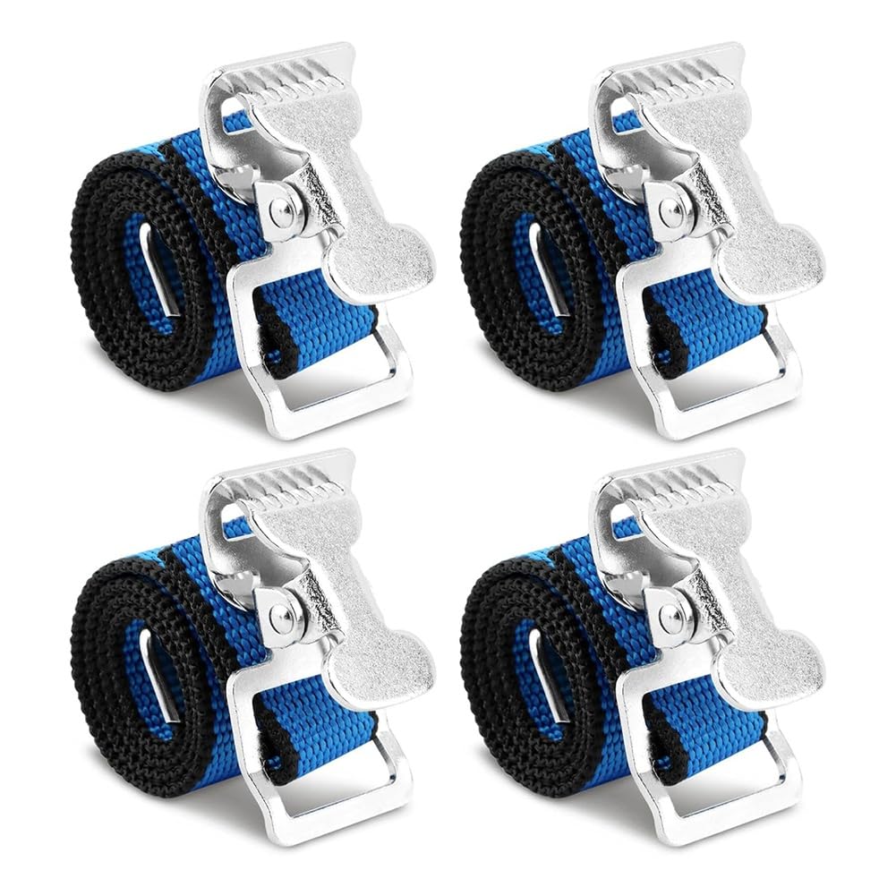 Littimoon Drywall Stilts Straps Adjustable Drywall Foot Band Straps Nylon Leg Fixation Strap Replacement Part forStilts