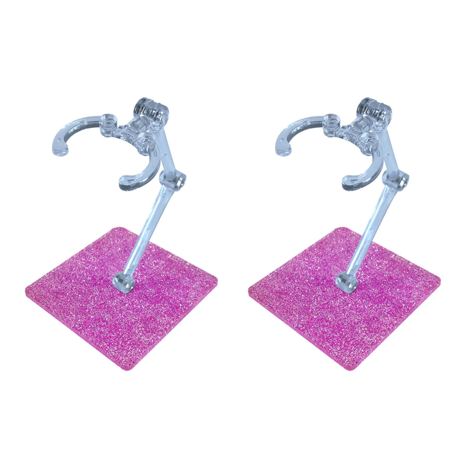 hogtnd Quick Assembly Model Figures Display Stand, Figures Display Base for Anime Dolls and Miniature Statues, Pack of 2 Stand