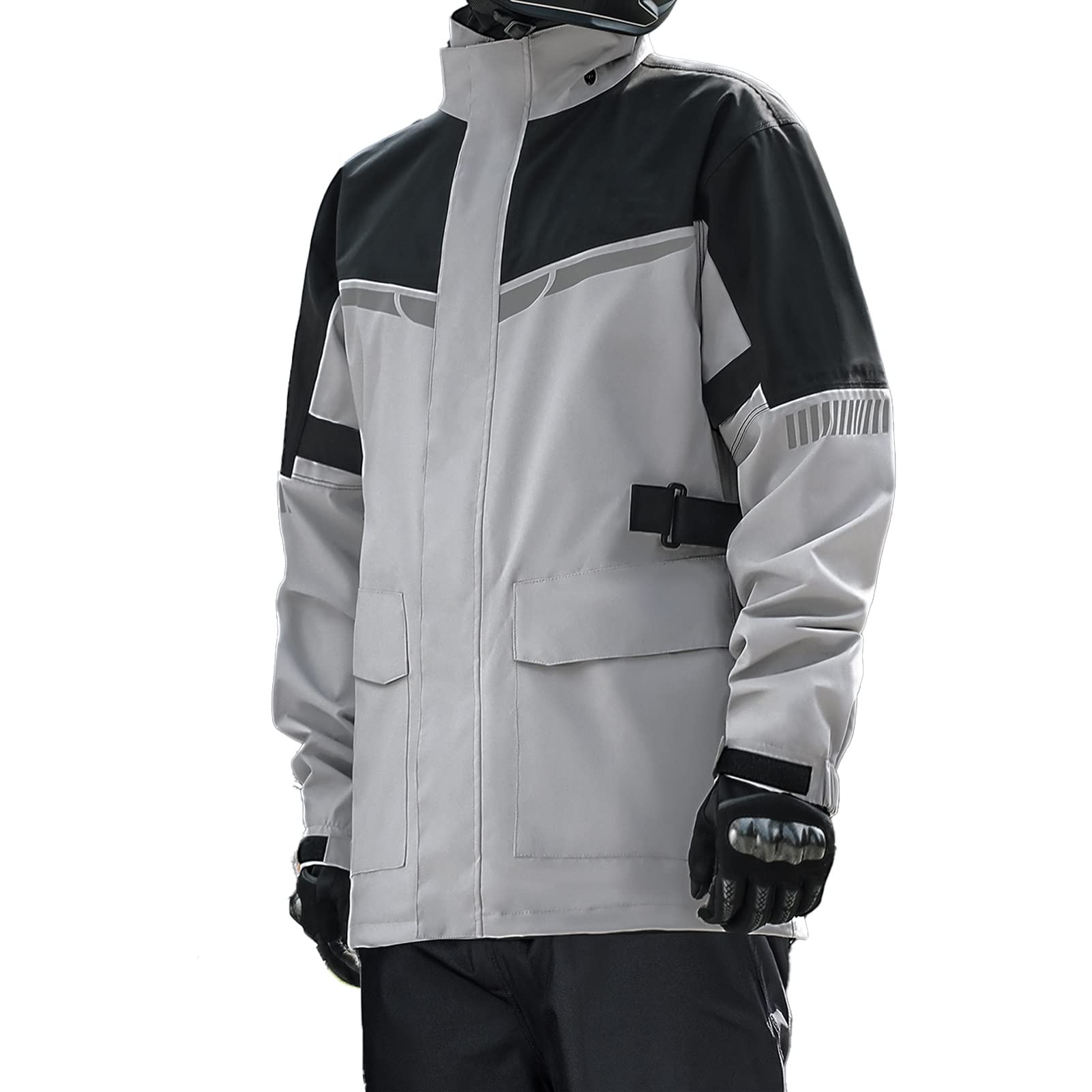 KFGISD, Lightweight Rain Gear for Men Women Breathable Rainwear Outdoors Cycling Rain Suits,Raincoats(A,L)